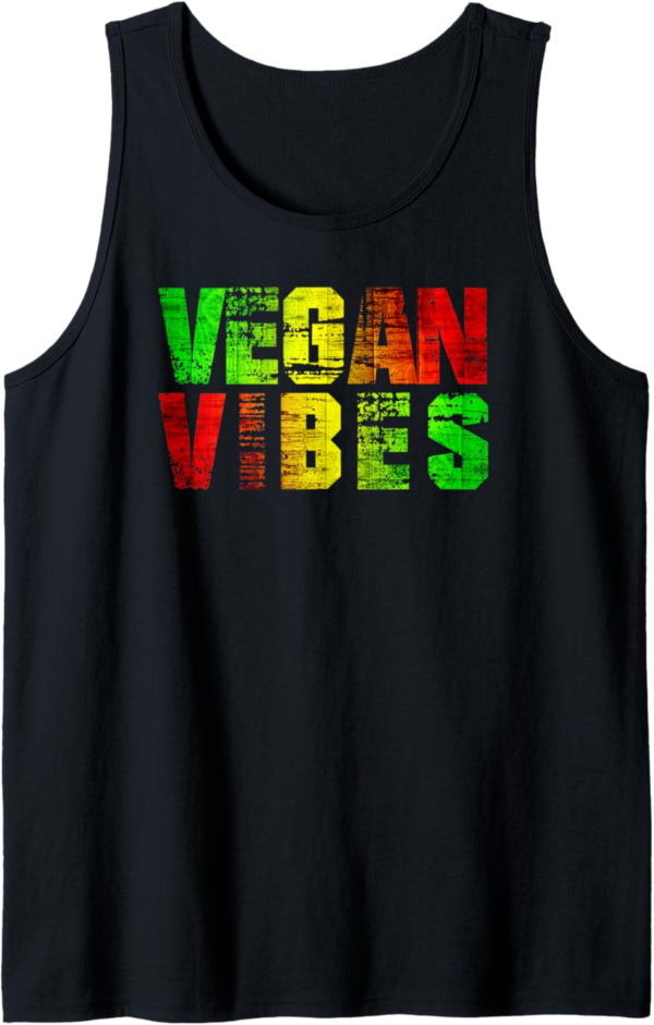 Vegan Vibes Vegan Activism Shirt, Ital is Vital, Rasta Color... - Image 2